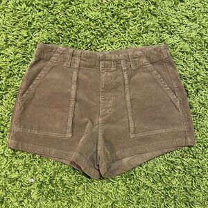 Forever 21 green corduroy shorts size large